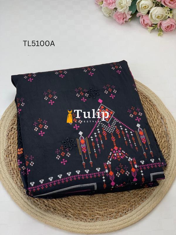 Boring Embroidered Cotton Dress - TL5100A