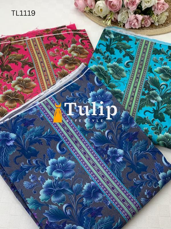 Digital Printed Cotton Lawn - TL1119