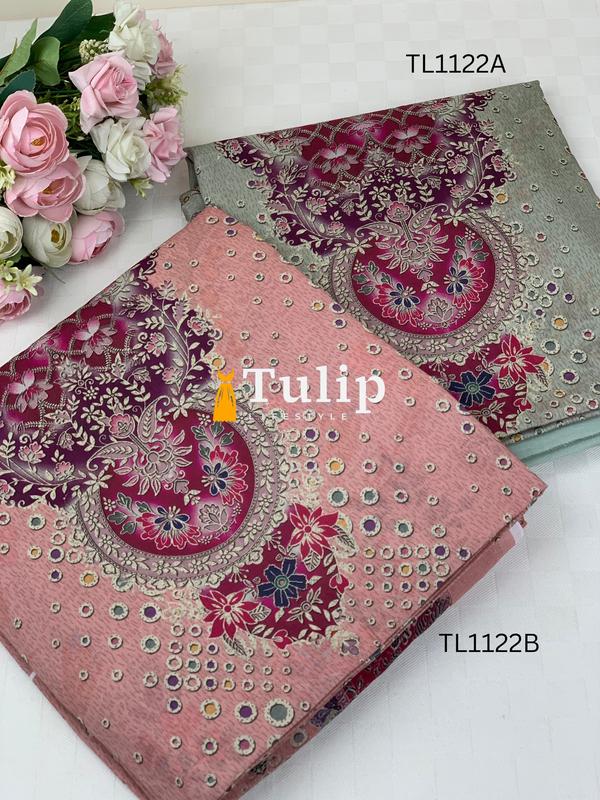 Soft Cotton Lawn Three Pieces - TL1122