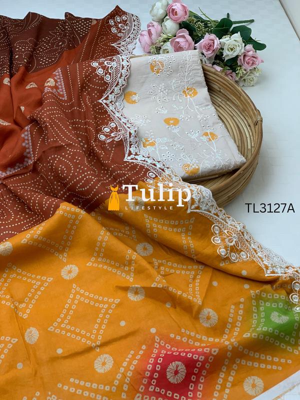 Premium Embroidered Soft Lawn - TL3127A