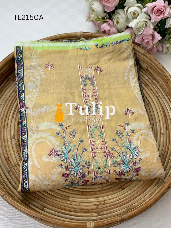 Soft Cotton Lawn Three Piece - TL2150A