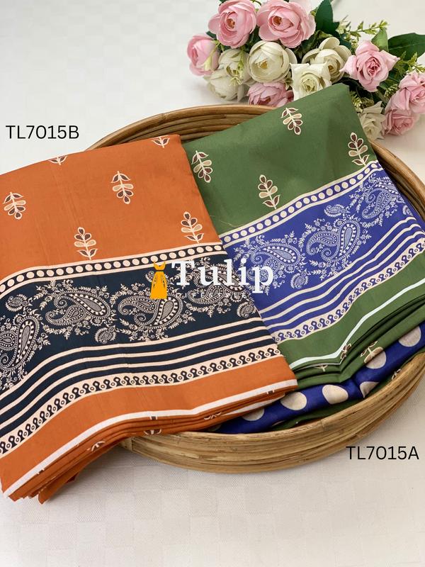 Digital Printed Cotton Lawn - TL7015