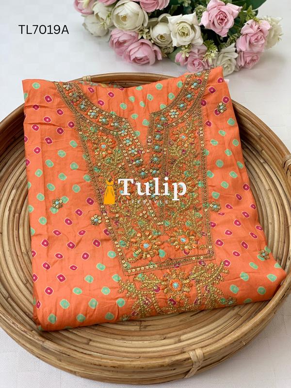 Premium Embroidered Cotton Lawn - TL7019A