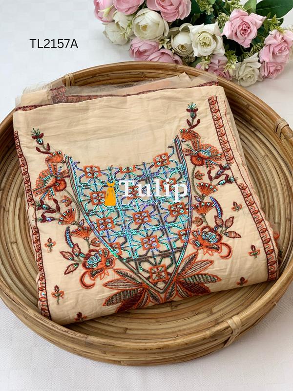 Premium Embroidered Cotton Dress - TL2157A