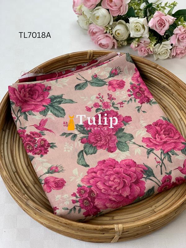 Digital Printed Soft Lawn - TL7018A