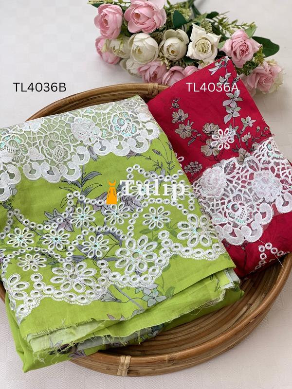 Luxury Cotton Lawn Three pieces - TL4036