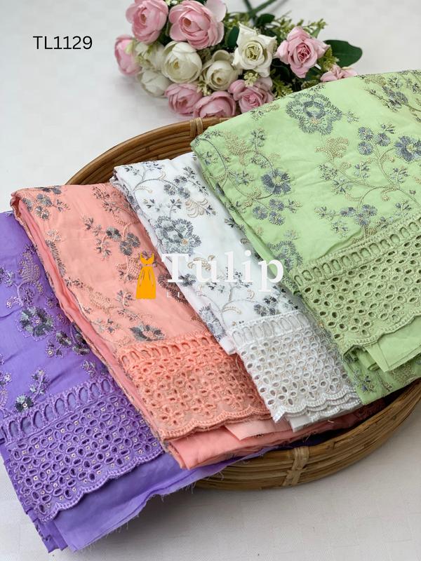 Premium Cotton with Shifli Work - TL1129