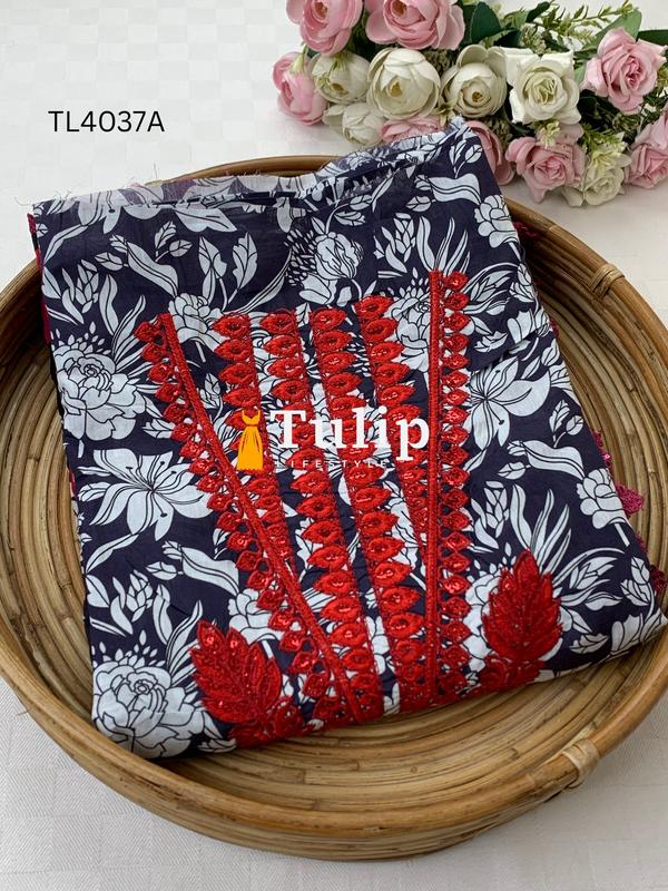 Digital Printed Premium  Lawn - TL4037A