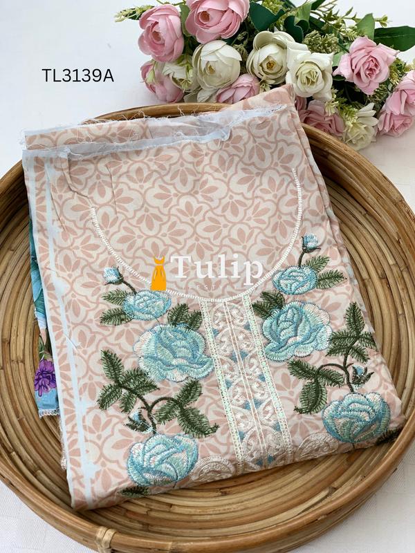 Premium Embroidered Lawn - TL3139A