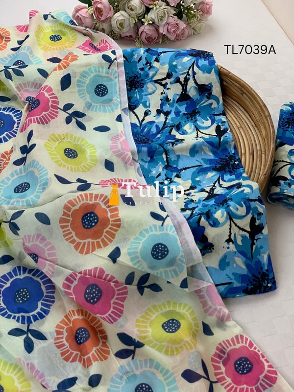 Digital Printed Cotton Dress - TL7039A