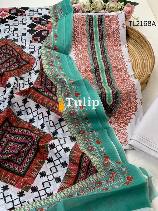 Premium Cotton Three piece - TL2168A