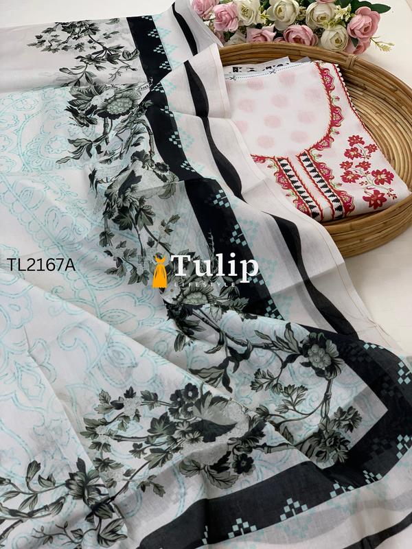 Premium Cotton Three piece - TL2167A