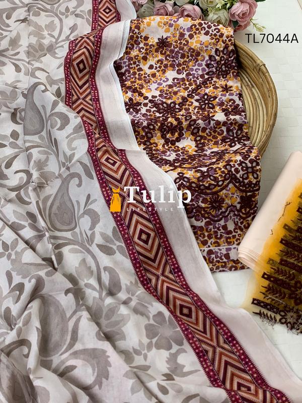 Premium Soft Cotton Three piece - TL7044A