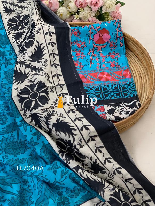 Digital Printed Cotton Dress - TL7040A