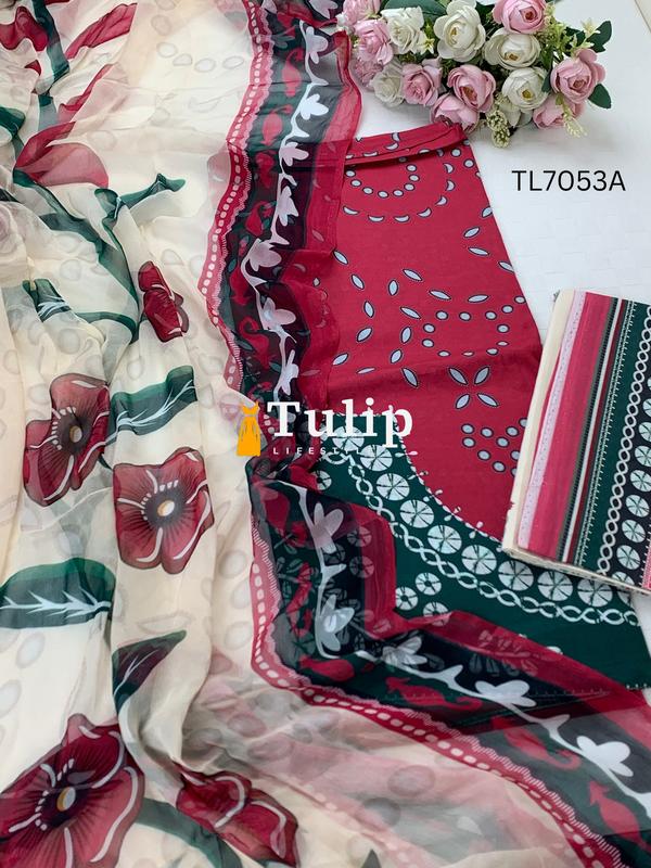 Premium Lawn Three Piece - TL7053A