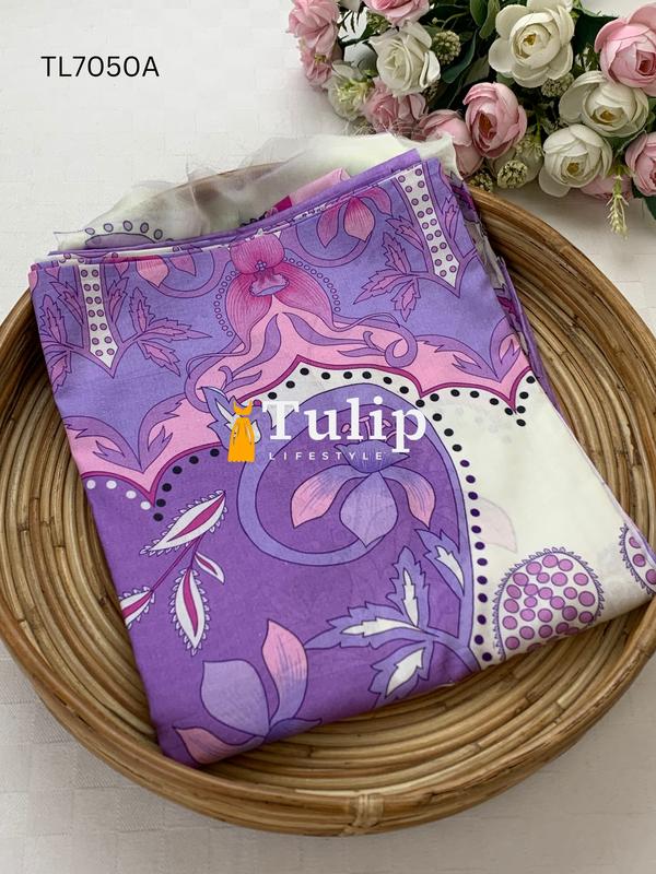 Premium Lawn with Georgette Dupatta - TL7050A
