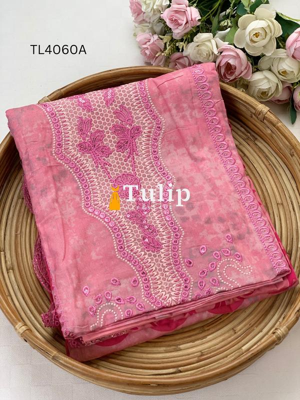 Luxury Cotton Lawn Three piece - TL4060A