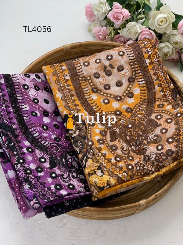 Premium Embroidered Lawn - TL4056A