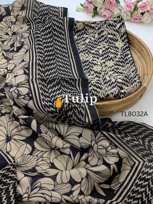 Premium Embroidered Lawn - TL8032A