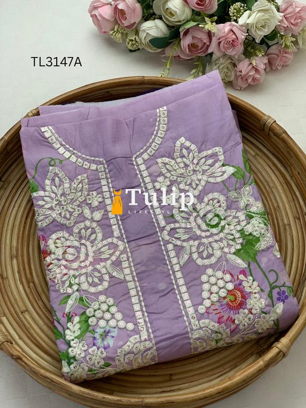 Gorgeous Embroidered Cotton Dress - TL3147A