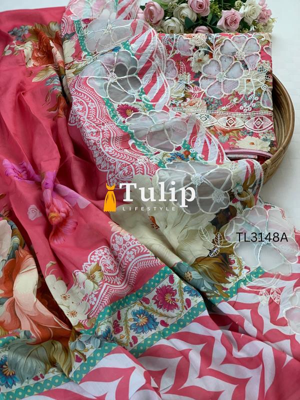 Luxury Lawn Three pieces - TL3148A