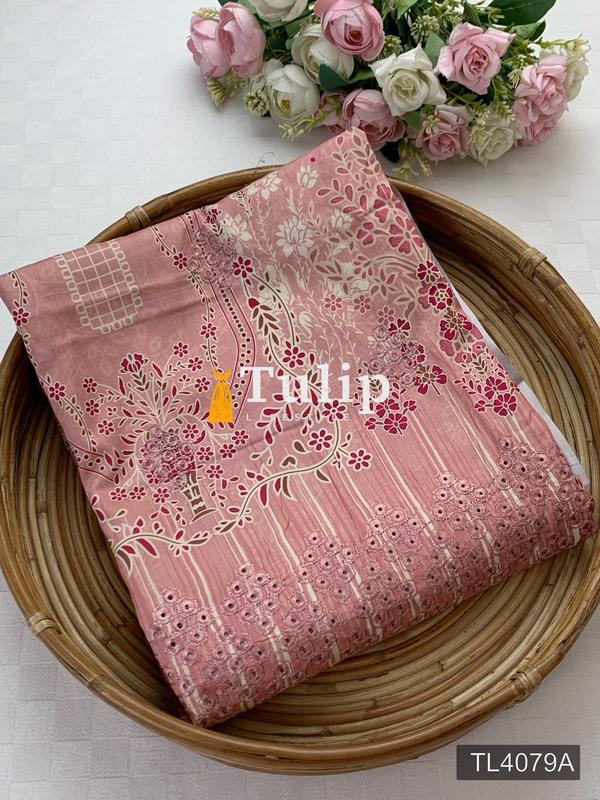 Premium Embroidered Cotton Lawn - TL4079A