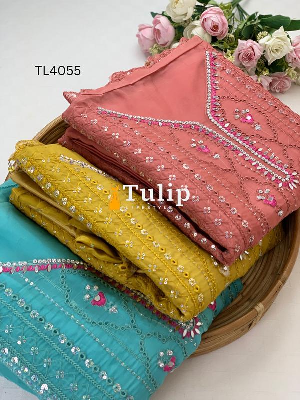 Exclusive Premium Organza Dresses - TL4055