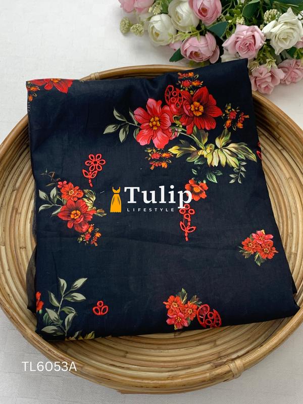 Premium Embroidered Cotton Lawn - TL6053A