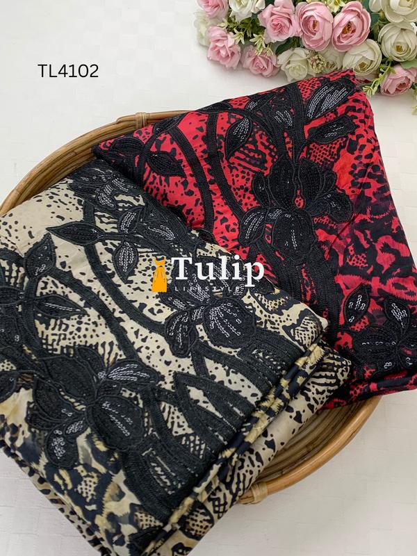 Luxury Cotton Lawn Three pieces - TL4102