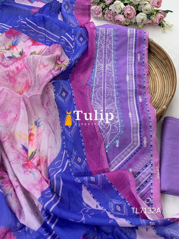 Soft Premium Lawn Dresses - TL7132A