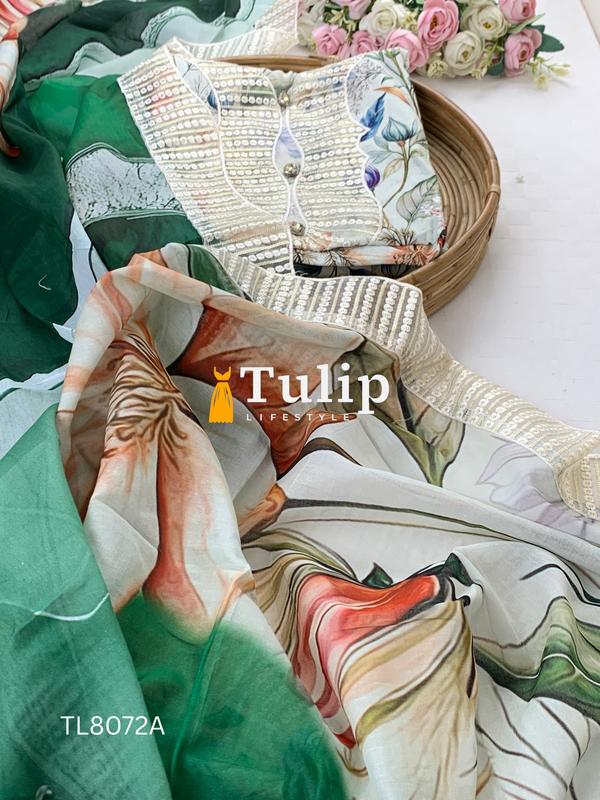 Premium Cotton Lawn Dresses - TL8072A