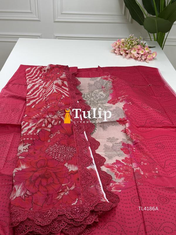 Luxury Cotton Lawn Dresses - TL4186A