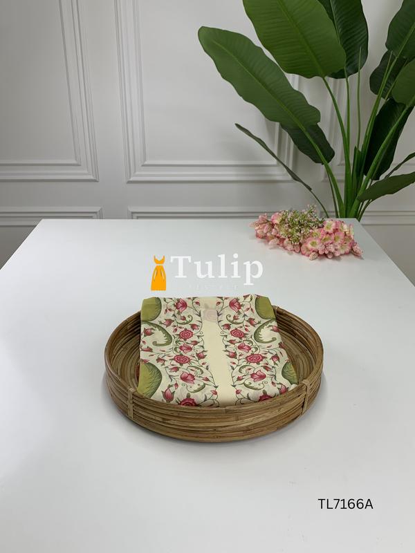 Premium Embroidered Cotton Lawn - TL7166A