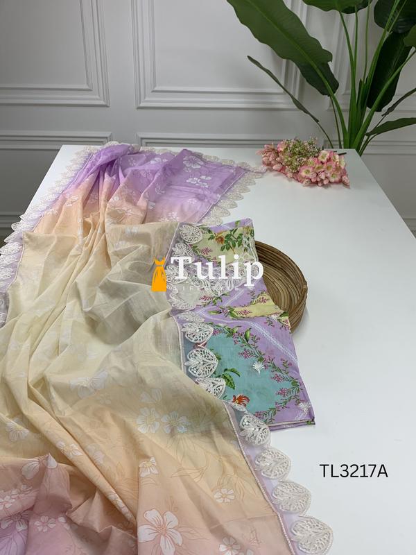 Gorgeous Embroidered Soft Cotton - TL3217A