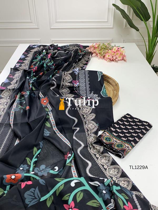 Soft Premium Cotton Lawn Dresses - TL1229A