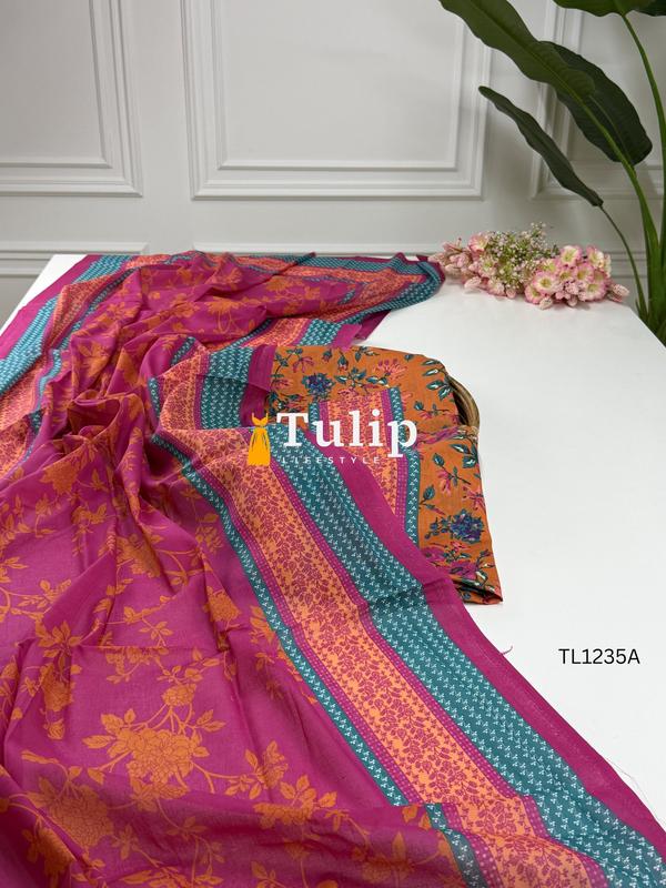 Digital Printed Premium Lawn - TL1235A