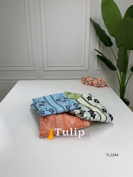Premium Embroidered Soft Cotton Dresses - TL1244