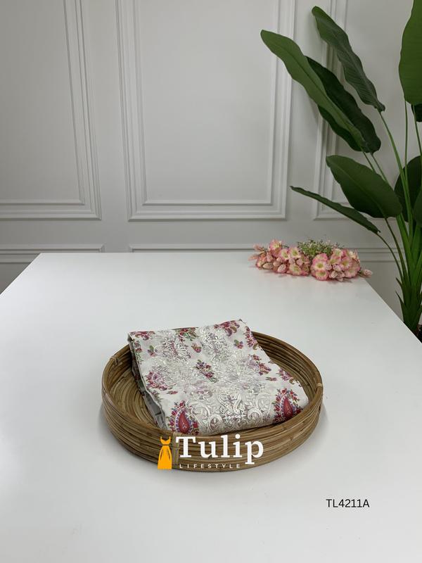 TL7173Soft Embroidered Cotton Lawn Three Pieces - TL4211A