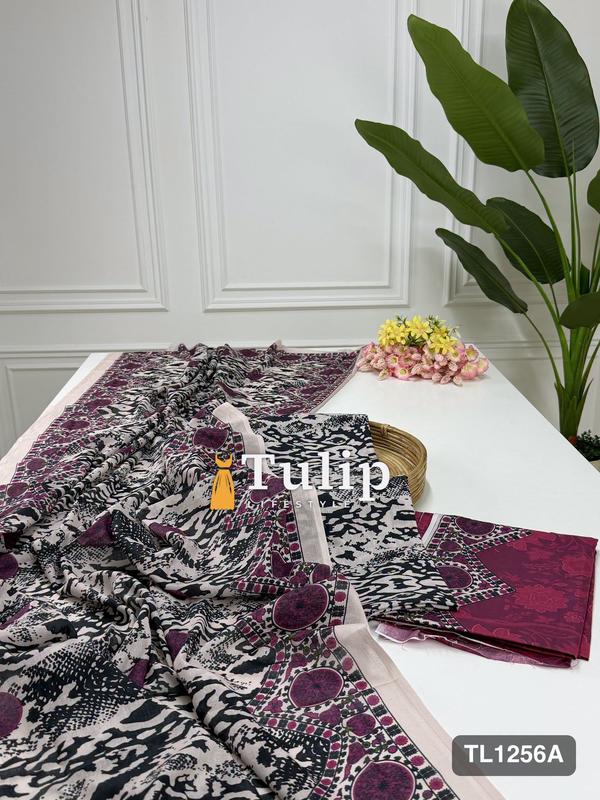 Digital Printed Cotton Lawn Dresses - TL1256A