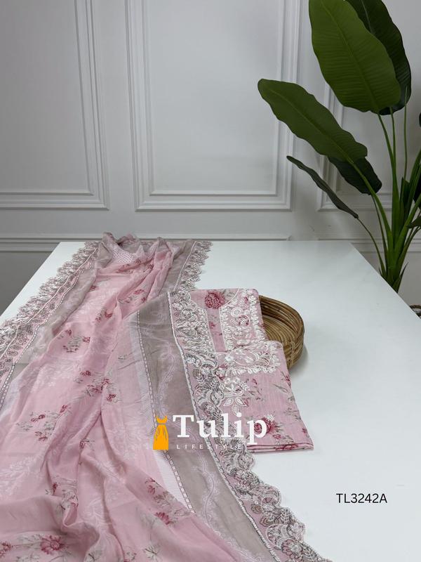 Gorgeous Embroidered Premium Lawn - TL3242A