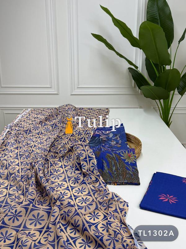 Digital Printed Cotton Lawn - TL1302A