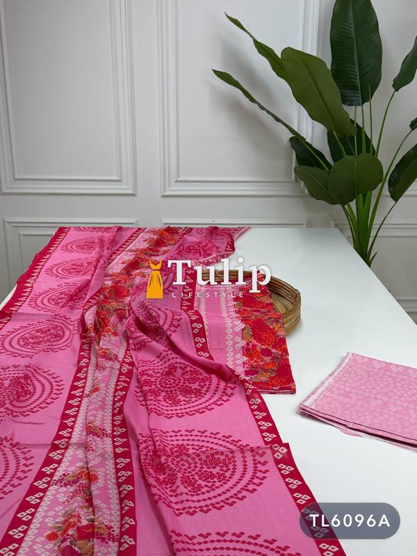 Digital Printed Cotton Lawn Dresses - TL6096A