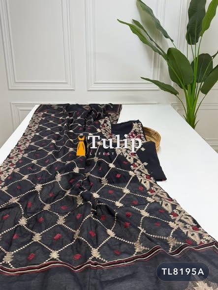 Gorgeous Embroidered Soft Cotton Dresses - TL8195