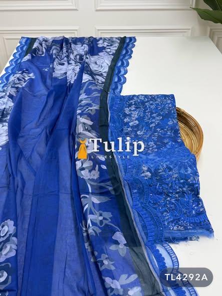 Gorgeous Embroidered Premium Cotton Lawn Dresses - TL4292A