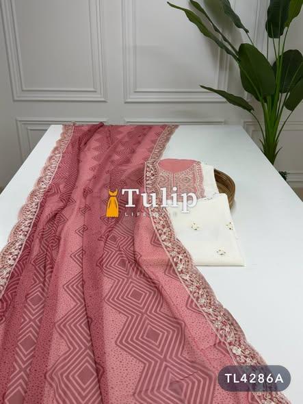 Gorgeous Embroidered Georgette Dresses - TL4286