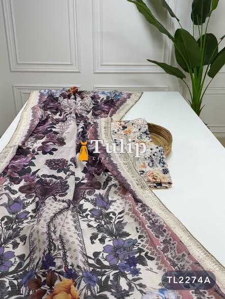 Gorgeous Embroidered Cotton Lawn Dresses - TL2274A