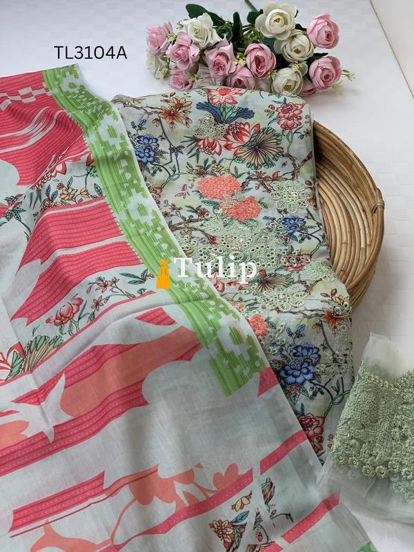 Digital Printed Premium Lawn - TL3104A