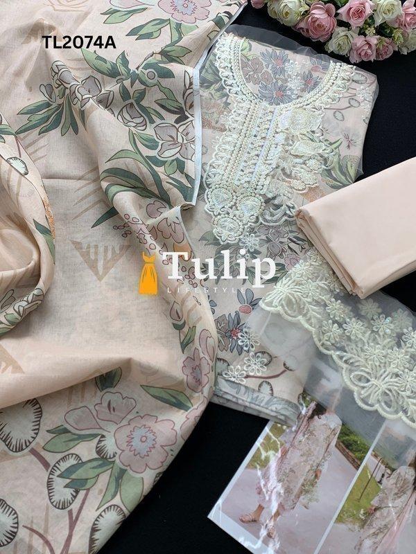 Premium Embroidered Lawn - TL2074A