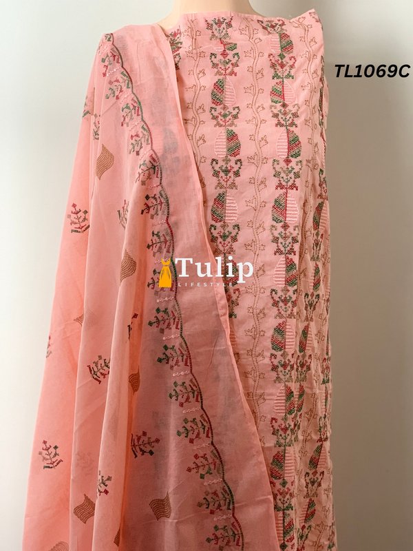 Gorgeous Embroidered Cotton Dress - TL1069 gallery image