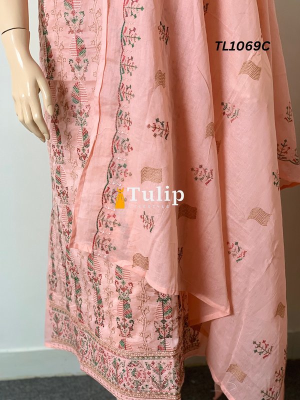 Gorgeous Embroidered Cotton Dress - TL1069 gallery image